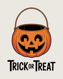 trick or treat halloween pumpkin clipart 13