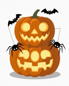 trick or treat halloween pumpkin clipart 14