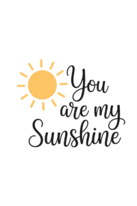 you are my sunshine clipart 14
