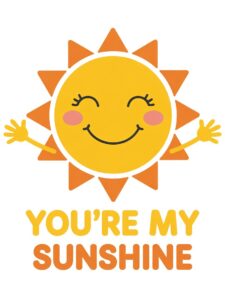 you are my sunshine clipart 15