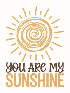 you are my sunshine clipart 2