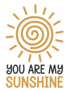 you are my sunshine clipart 3