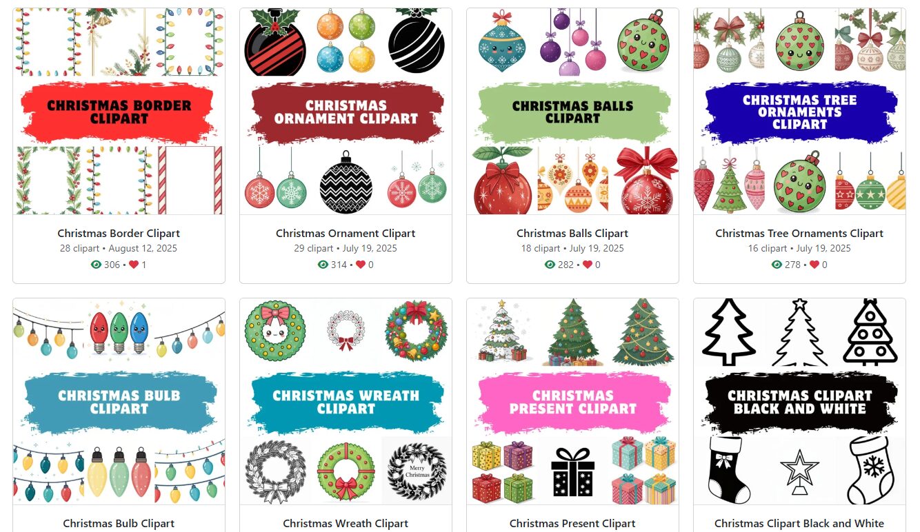 15 Christmas Clipart Ideas
